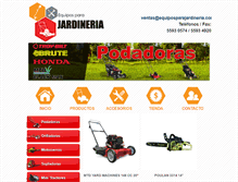 Tablet Screenshot of equiposparajardineria.com